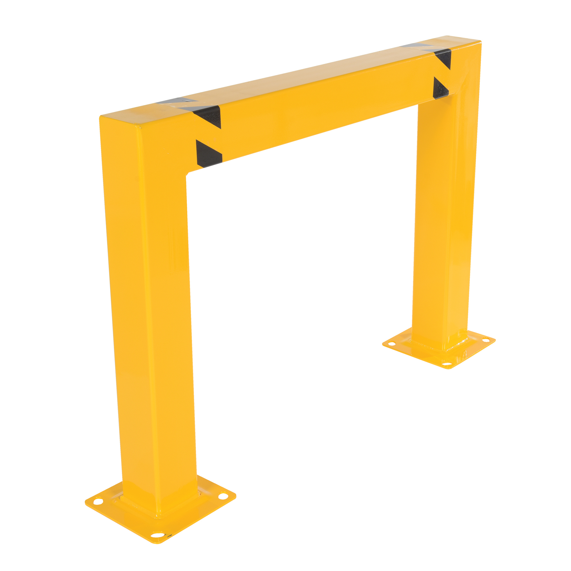 Vestil Steel Square High Profile Machinery and Rack Guard 48 In. x 36 In. x 5 In. Yellow